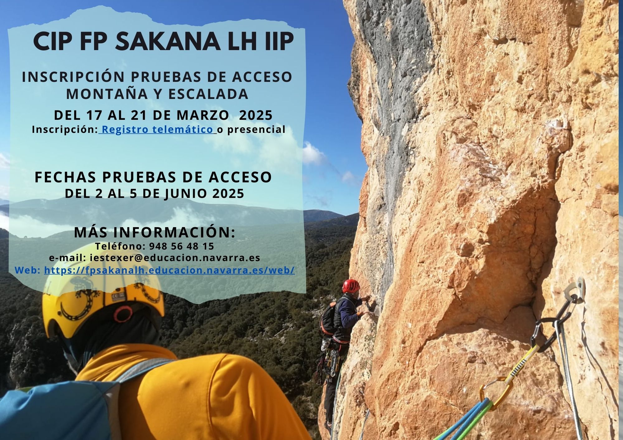 PRUEBAS ACCESO TD MONTA&Ntilde;A Y ESCALADA